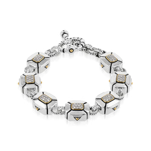 Sahara Pave Diamond Link Bracelet