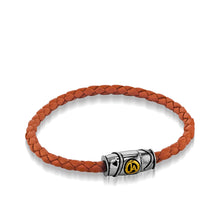 Load image into Gallery viewer, Solar Braided Leather Bracelet