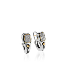 Load image into Gallery viewer, Sahara Pave Diamond Hoop Earrings