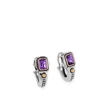 Load image into Gallery viewer, Sahara Gemstone Hoop Earrings
