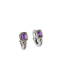 Load image into Gallery viewer, Sahara Gemstone Hoop Earrings
