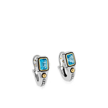 Load image into Gallery viewer, Sahara Gemstone Hoop Earrings