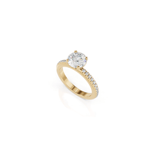 Load image into Gallery viewer, Essence Round Engagement Ring