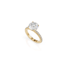 Load image into Gallery viewer, Essence Round Engagement Ring