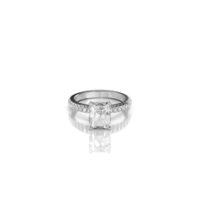 Load image into Gallery viewer, Essence Emerald Cut Engagement Ring