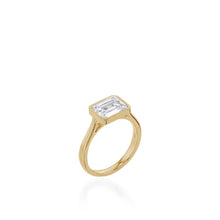 Load image into Gallery viewer, Grace Bezel Set Yellow Gold Engagement Ring