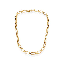 Load image into Gallery viewer, Oval Gold Link Chain Necklace
