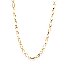 Load image into Gallery viewer, Oval Gold Link Chain Necklace
