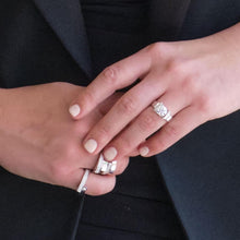 Load image into Gallery viewer, Unity White Gold Engagement Ring