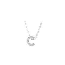 Load image into Gallery viewer, Small Lab Diamond Initial Pendants