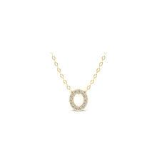 Load image into Gallery viewer, Small Lab Diamond Initial Pendants