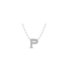 Load image into Gallery viewer, Small Lab Diamond Initial Pendants