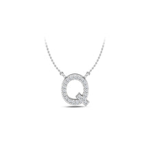 Load image into Gallery viewer, Large Lab Diamond Initial Pendants