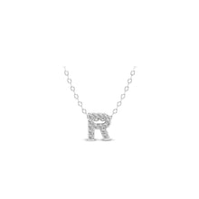 Load image into Gallery viewer, Small Lab Diamond Initial Pendants