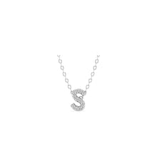 Load image into Gallery viewer, Small Lab Diamond Initial Pendants