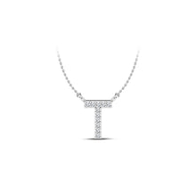 Load image into Gallery viewer, Large Lab Diamond Initial Pendants