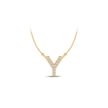 Load image into Gallery viewer, Large Lab Diamond Initial Pendants