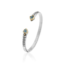 Load image into Gallery viewer, Arrivo Petite Trillion Flexible Cuff Bracelet
