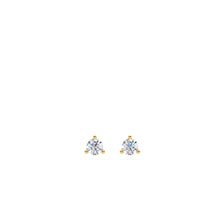 Load image into Gallery viewer, Lab Grown Diamond Three Prong Studs .25-6.00 Total Carat Weight