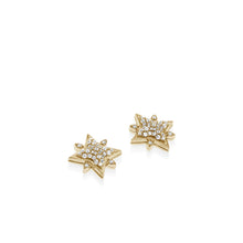 Load image into Gallery viewer, Solara Pave Diamond Stud Earrings