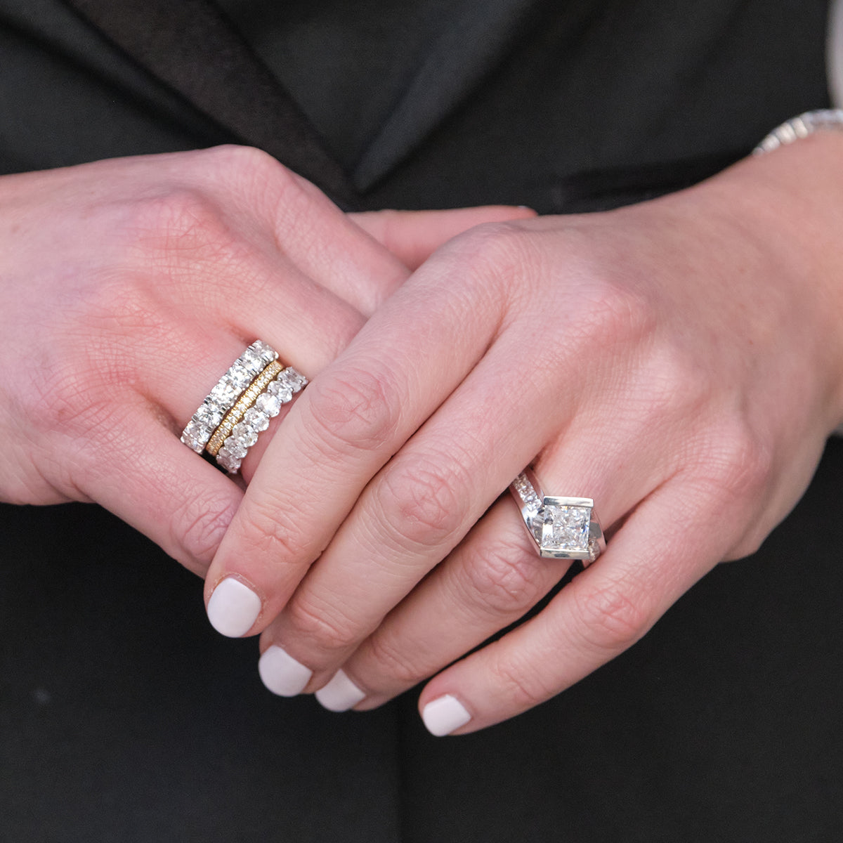 4-Carat Oval Lab Diamond Eternity Band – John Atencio