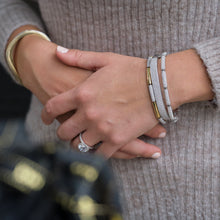 Load image into Gallery viewer, Essence Five-Row Pave Diamond Bracelet