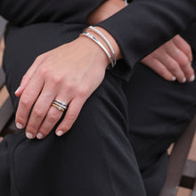 Load image into Gallery viewer, Polar Diamond Cuff Bracelet