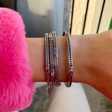 Load image into Gallery viewer, Antigua Birthstone Stacking Bangle Bracelet