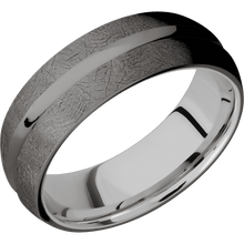 Load image into Gallery viewer, Tantalum Noir + Polish , Distressed Finish + Palladium Silver