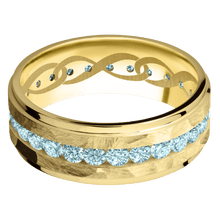Load image into Gallery viewer, 18K Yellow Gold + Rock , Polish Finish