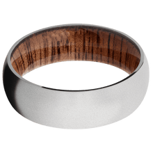 Load image into Gallery viewer, 14K White Gold + Bead Finish + Koa