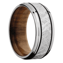 Load image into Gallery viewer, 14K White Gold + Polish , Polish Finish + Teak