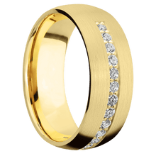 Load image into Gallery viewer, 14K Yellow Gold + Satin Finish