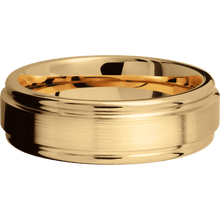 Load image into Gallery viewer, 14K Yellow Gold + Satin , Polish Finish