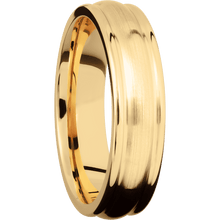 Load image into Gallery viewer, 14K Yellow Gold + Satin , Polish Finish