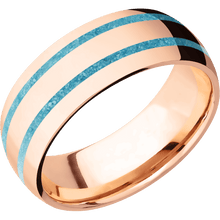 Load image into Gallery viewer, 14K Rose Gold + Polish Finish