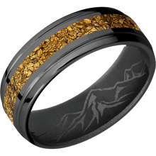 Load image into Gallery viewer, Zirconium + Polish , Polish Finish + Gun Metal Grey