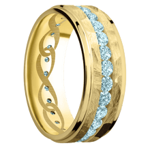 Load image into Gallery viewer, 18K Yellow Gold + Rock , Polish Finish