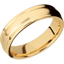 Load image into Gallery viewer, 14K Yellow Gold + Satin , Polish Finish