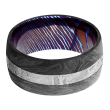 Load image into Gallery viewer, Forged Carbon Fiber + None Finish + Titanium Damascus