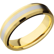 Load image into Gallery viewer, 14K Yellow Gold + Satin , Polish Finish