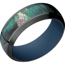 Load image into Gallery viewer, Zirconium + Polish , Satin Finish + Polar Blue