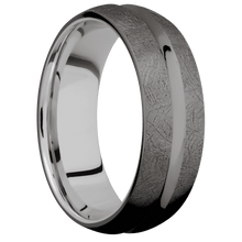 Load image into Gallery viewer, Tantalum Noir + Polish , Distressed Finish + Palladium Silver