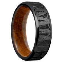 Load image into Gallery viewer, Zirconium + Satin , Polish Finish + Desert Iron Wood