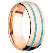 Load image into Gallery viewer, 14K Rose Gold + Polish Finish