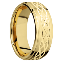 Load image into Gallery viewer, 14K Yellow Gold + Satin , Polish Finish