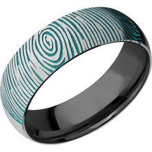 Load image into Gallery viewer, 14K White Gold + Satin Finish + Zirconium