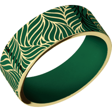 Load image into Gallery viewer, 14K Yellow Gold + Polish Finish + Green