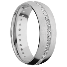 Load image into Gallery viewer, 14K White Gold + Satin Finish
