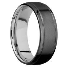 Load image into Gallery viewer, Zirconium + Anglesatin , Polish Finish + Palladium Silver